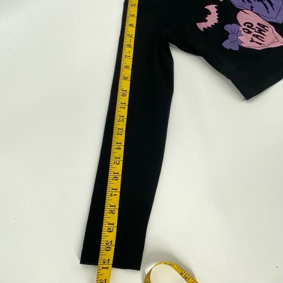 go away graphic long sleeve crop top SMALL - Picture 10 of 13